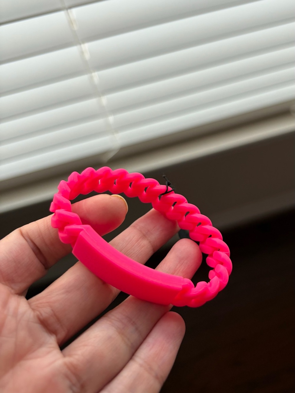 New with Tags NWT Marc Jacobs Neon Pink Silicone Bracelet